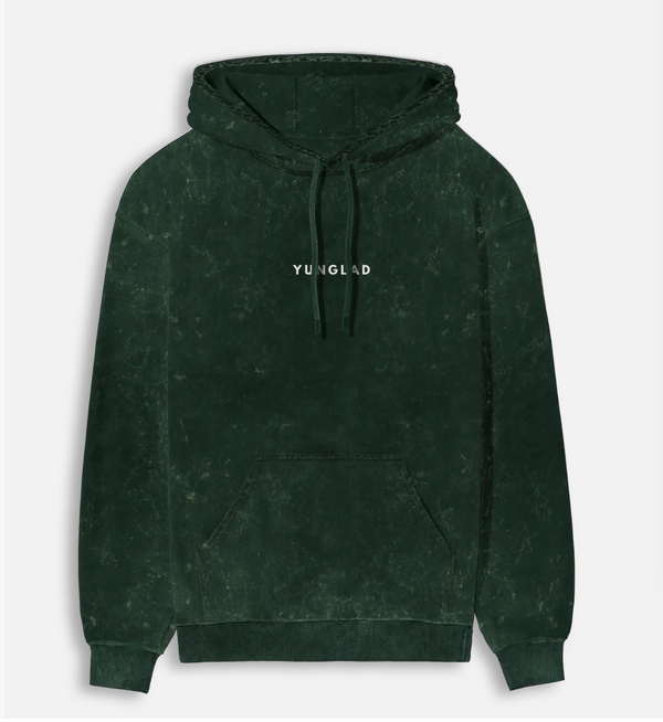 GREEN VENOM (acid wash hoodie)
