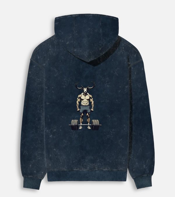 Wild Wave ( oversized hoodies acid wash)