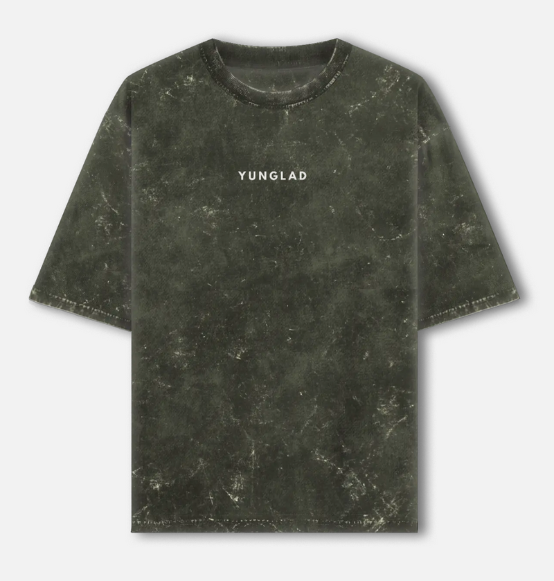 olive tree oversized acid wash